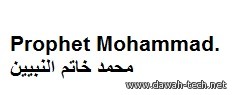 zh_Prophet_Mohammad.محمد خاتم النبيين