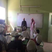 زيارة الاستاذ علي الصقر لمدرسة علمني الإسلام