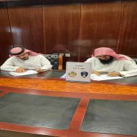 توقيع عقد شراكة مع نادي الشعلة بالخرج